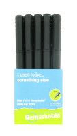 Nigel`s Eco Store 10 Recycled Fineline Pens - water based  blue