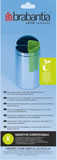 10 x Brabantia 10 Litre Biodegradable bin liners
