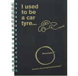 Nigel`s Eco Store A5 Recycled Notepad - it used to be a car tyre!