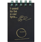 Nigel`s Eco Store A7 Recycled Notepad - it used to be a car tyre!