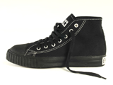 All Black Organic High Top Sneakers - eco