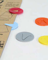 Nigel`s Eco Store Bi-clip Multipurpose Clips - neat and colourful