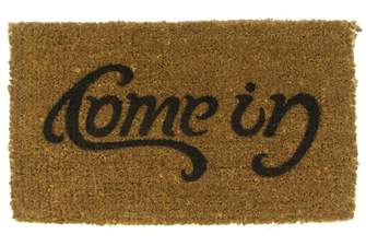 Nigel`s Eco Store Come In Go Away Door Mat
