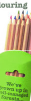 Nigel`s Eco Store FSC Coloured Pencils - 10 pencils made from