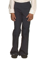 Nigel`s Eco Store Girls Organic Navy Trousers - kinder on skin