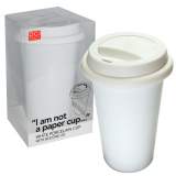 Nigel`s Eco Store I am Not a Paper Cup - a ceramic coffee cup with