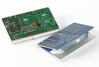 Recycled Circuit Board Business Card Holder