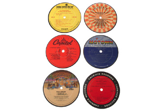 Nigel`s Eco Store Retro Vinyl Coasters