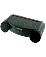 Nigel`s Eco Store Solar Powered Portable Speakers - connect to