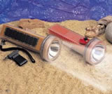 Nigel`s Eco Store Waterproof Solar Charging Torch with LED Bulb