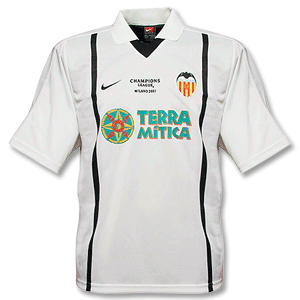 Nike 00-01 Valencia Home Fans version shirt   C/L Emb