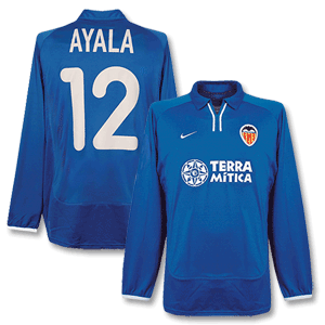 Nike 00-01 Valenica 3rd L/S Shirt   Ayala No. 12 -