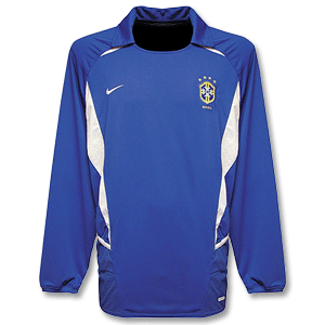 Nike 02-03 Brasil Away L/S Shirt - 5 Star