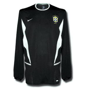 Nike 02-03 Brasil H Gk Jers L/S 5 star - Black