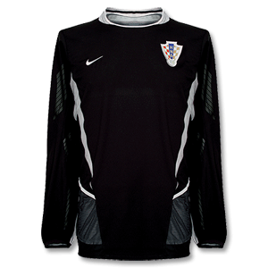 Nike 02-03 Croatia Home Gk Jers L/S - Players Dual Layer