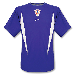 Nike 02-03 Croatia Players Training Jersey - Royal