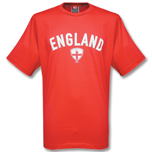 Nike 02-03 England Hero Country Tee - Red