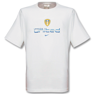 Nike 02-03 Leeds Utd Graphic Tee - White
