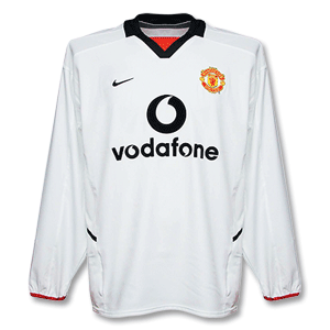 Nike 02-03 Man Utd Away L/S shirt - Boys Code 7 Single Layer