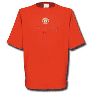 Nike 02-03 Man Utd Graphic Tee - Red