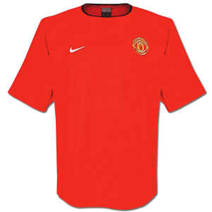Nike 02-03 Man Utd Prem Train Top S/S - Red