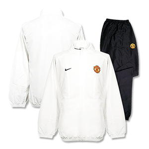 Nike 02-03 Man Utd Premier Presentation Warm-Up-Suit -whi/blk