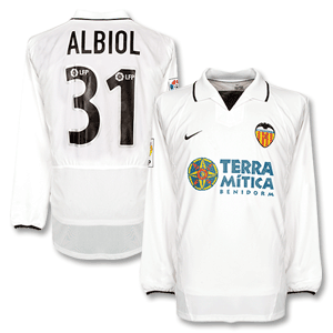 Nike 02-03 Valencia Home L/S Shirt - Players   Abiol