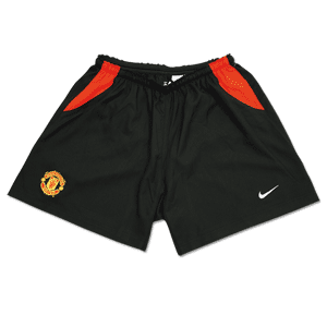 Nike 02-04 Man Utd Home Change Shorts - Code 7 Dual Layer - Black