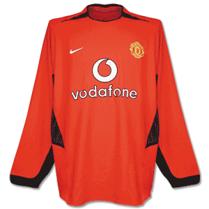 Nike 02-04 Man Utd Home L/S shirt - Code 7 Cool Motion Single Layer