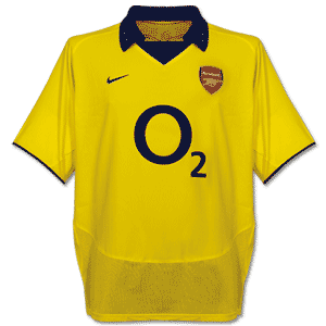 Nike 03-04 Arsenal Away shirt - Code 7 Cool Motion Single Layer