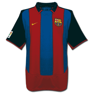 Nike 03-04 Barcelona Home Shirt - boys