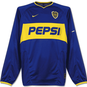 Nike 03-04 Boca Juniors Home L/S shirt