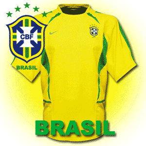 Nike 03-04 Brasil Home shirt - 5 Stars