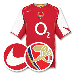 Nike 04-05 Arsenal Home Shirt-Code 7 Single Layer