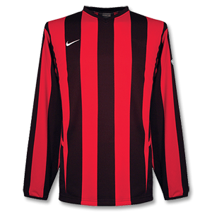 Nike 04-05 Barca Stripe L/S - Red/Black