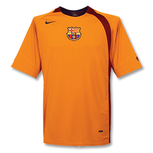 Nike 04-05 Barcelona Dri-Fit Training Top - orange
