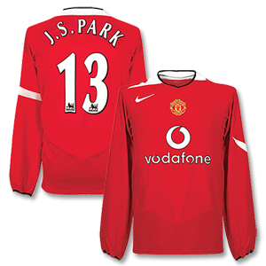 Nike 04-06 Man Utd Home L/S shirt   No.13 J.S.Park