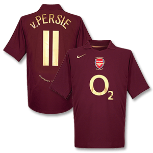 Nike 05-06 Arsenal Home shirt   No.11 v.Persie - C/L Style