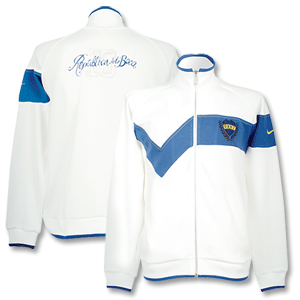 Nike 05-06 Boca Juniors Tracktop - White/Blue