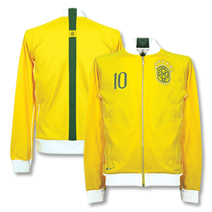 Nike 06-07 Brasil L/S Cover Up Top - Yellow