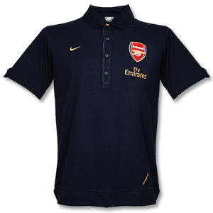 07-08 Arsenal Polo Shirt - Navy