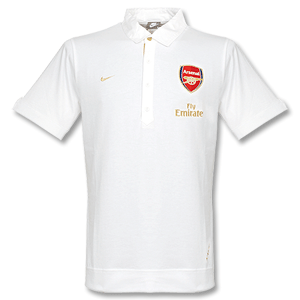 Nike 07-08 Arsenal Polo shirt - White