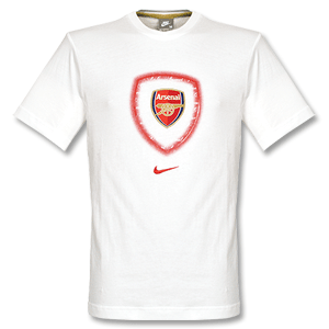 Nike 07-08 Arsenal S/S Tee - White