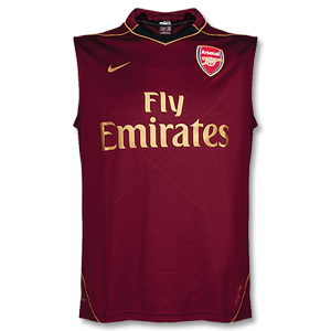 Nike 07-08 Arsenal Sleeveless Training Top - Redcurrant