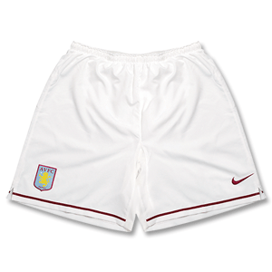 Nike 07-08 Aston Villa Home Shorts