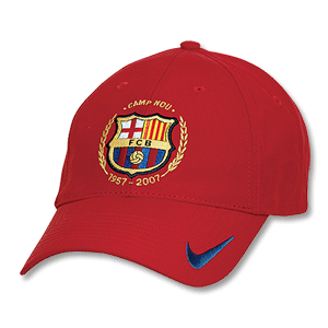 07-08 Barcelona Club Cap - Burgundy