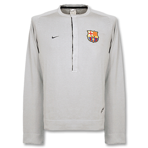 Nike 07-08 Barcelona Cover Up Top - Grey