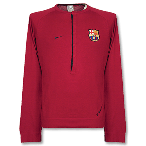 Nike 07-08 Barcelona Cover Up Top - Red