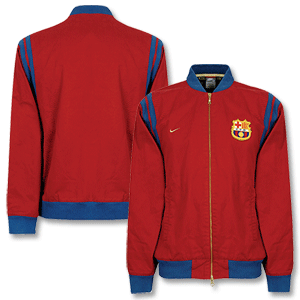 07-08 Barcelona Culture Full Zip Top - red