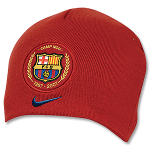 Nike 07-08 Barcelona Knitted Hat - Burgundy